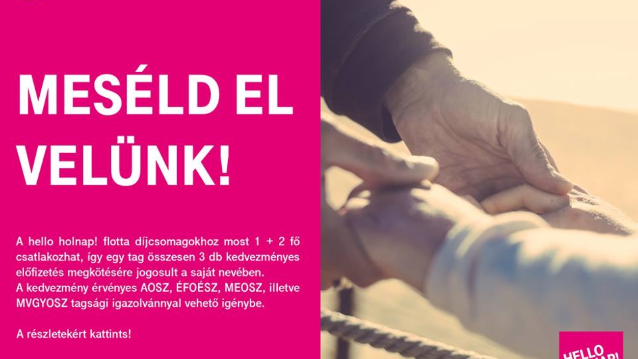 Kedvezmenyes dijcsomagok tagjainknak a Telekomnal