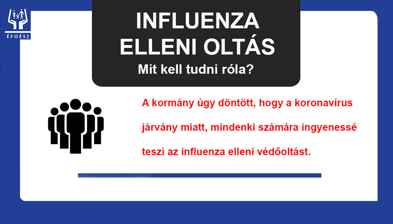 Ingyenes lesz az influenza elleni védőoltás